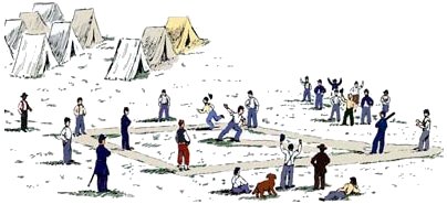 Civil War Baseball Game